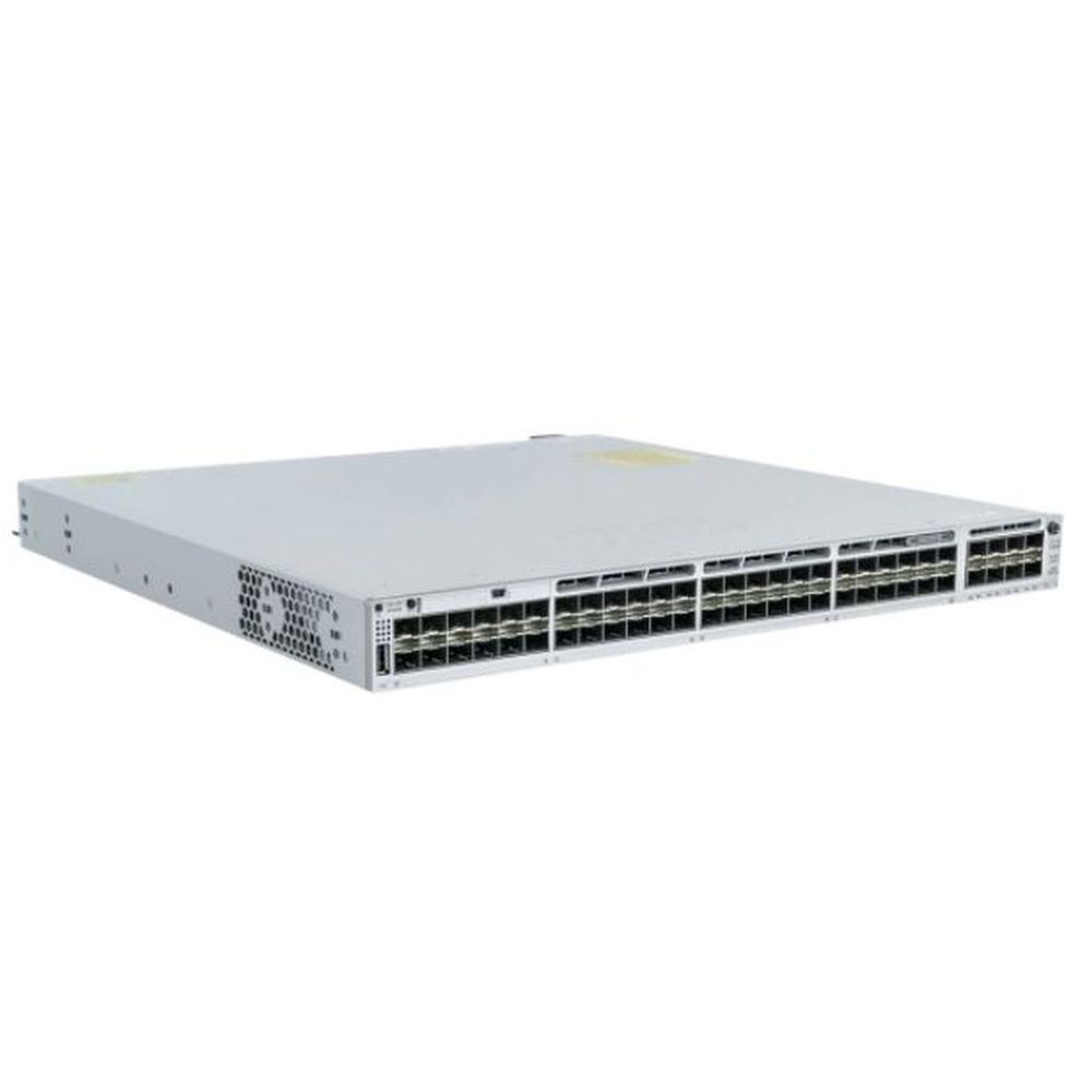 Коммутатор CISCO Catalyst 9300 48-port 1Gb SFP with modular uplinks, PS 1x750W (up to 2), DNA Network Advantage, C9300-48S-A