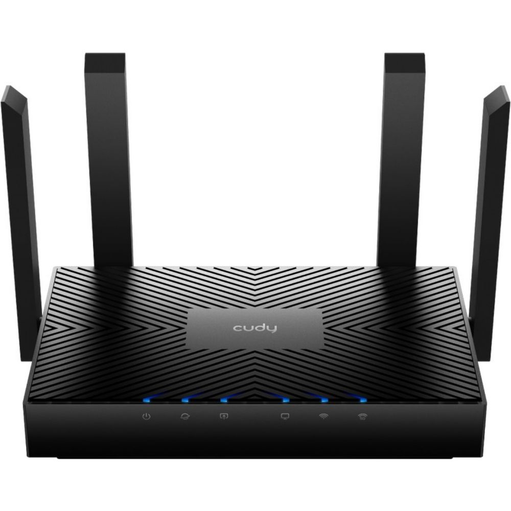 Двухдиапазонный гигабитный роутер Wi-Fi 6 AX3000 с поддержкой Mesh чипсет: MediaTek (MT7981BA, MT7976CN, MT7531AE), стандарты Wi-Fi: 802.11a/b/g/n/ac/ax, скорость Wi-Fi: до 574 Мбит/с (2,4 ГГц) + до 2402 Мбит/с (5 ГГц), 4 порта 10/100/1000 Мбит/с, 4 несъёмные антенны 5 дБи, несколько режимов работы (роутер Wi-Fi, точка до