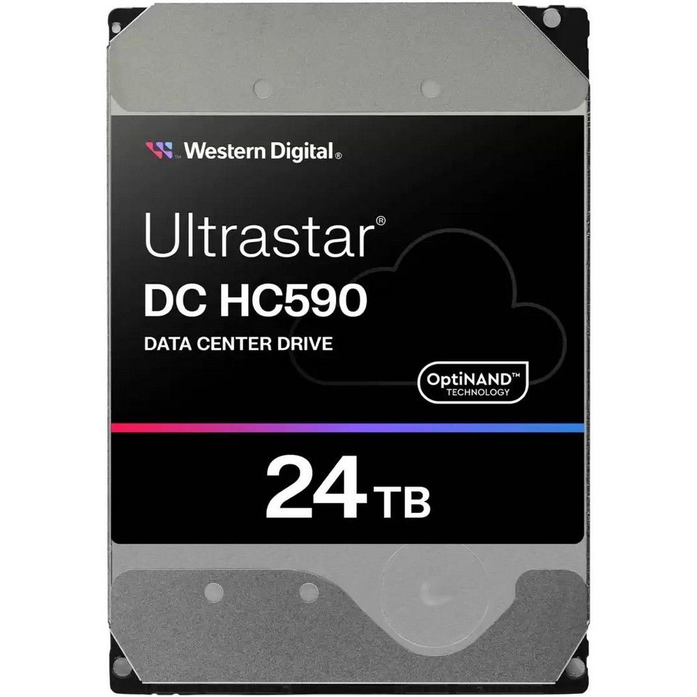 Жесткий диск серверный Western Digital 3.5" 24TB Ultrastar DC HC590 WUH722624ALE6L4 SATA