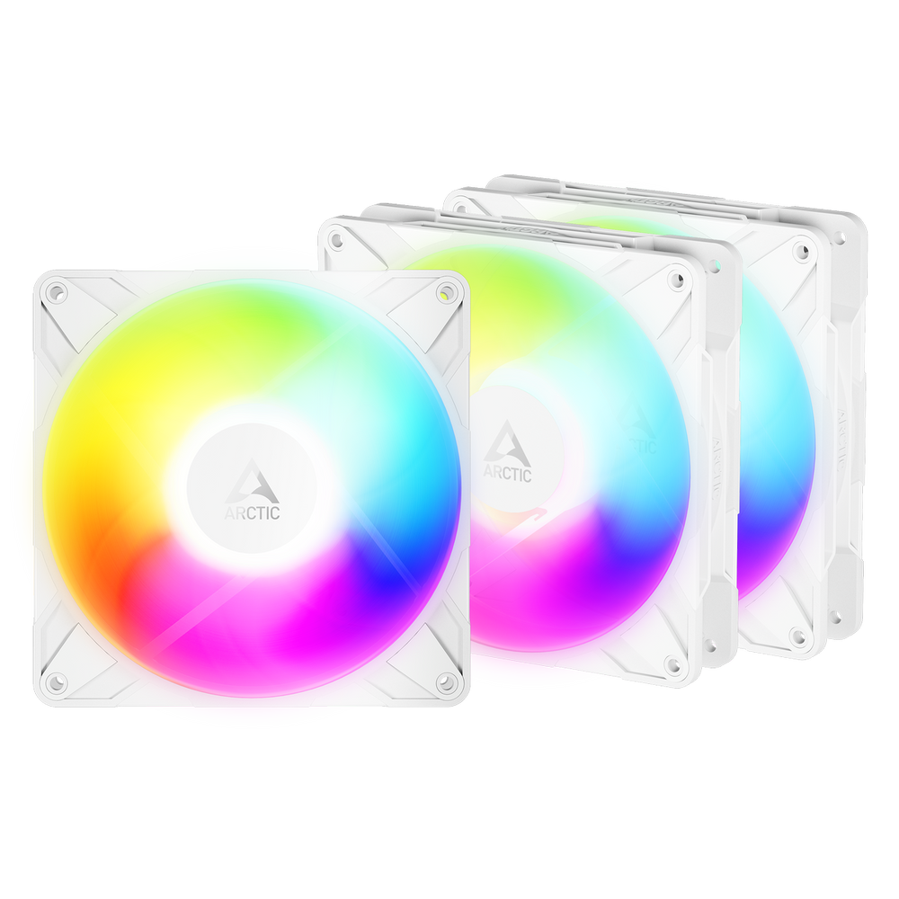 Вентилятор корпусной ARCTIC P14 Pro Reverse A-RGB (White) 3 Pack (ACFAN00328A)