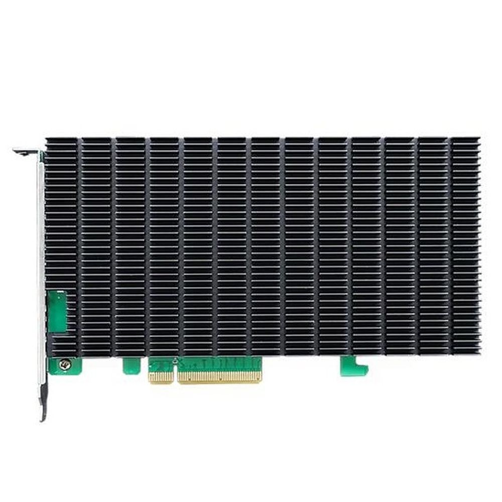 Плата расширения HighPoint SSD7204,  PCIe 3.0 x8, Ports: 4x M.2 (2242/2260/2280/22110), Board: Full Height, Full Length, RAID: 0,1,10   ADD IN CARD