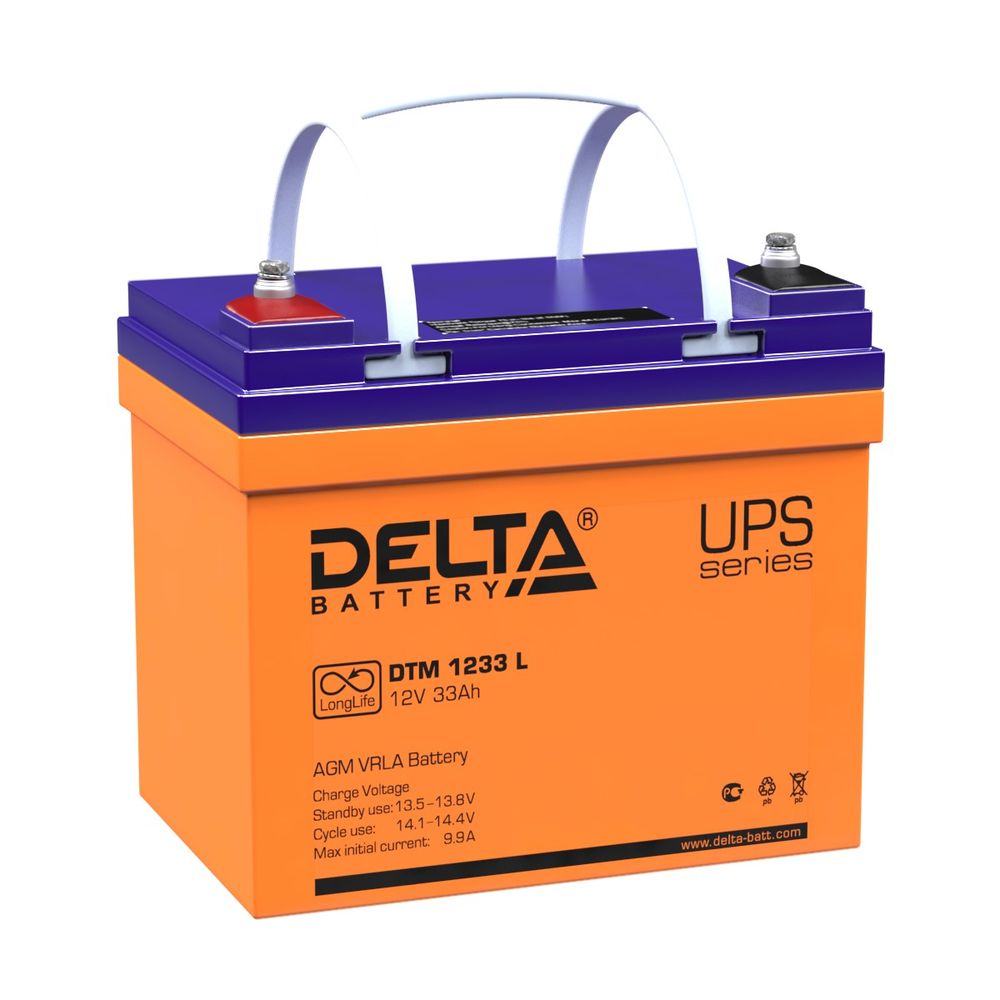 Аккумуляторная батарея Delta DTM 1233 L Bad Pack