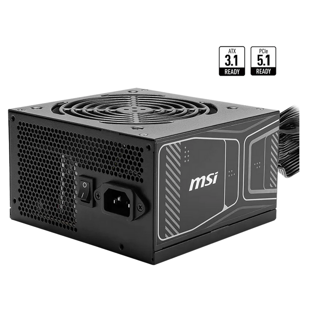 Блок питания ПК MSI MAG A850GN PCIE5 , 850W, 80+ Gold, НЕ модульный, ATX 3.1, PCIE5.1, RTL