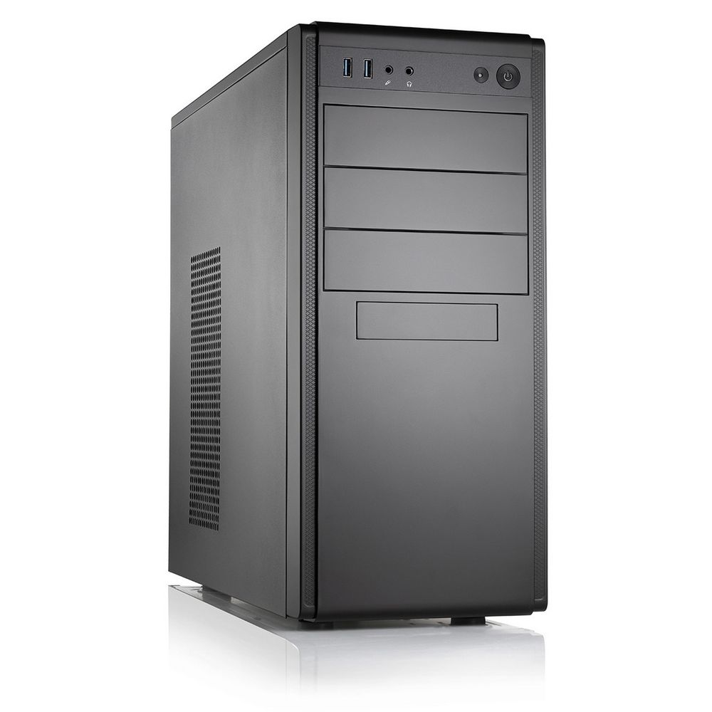 Корпус для ПК FoxLine FL-886-FZ500R-U32 ATX case, black w/PSU 500W 12cm, w/2xUSB3.0, w/ pwr cord, w/o FAN