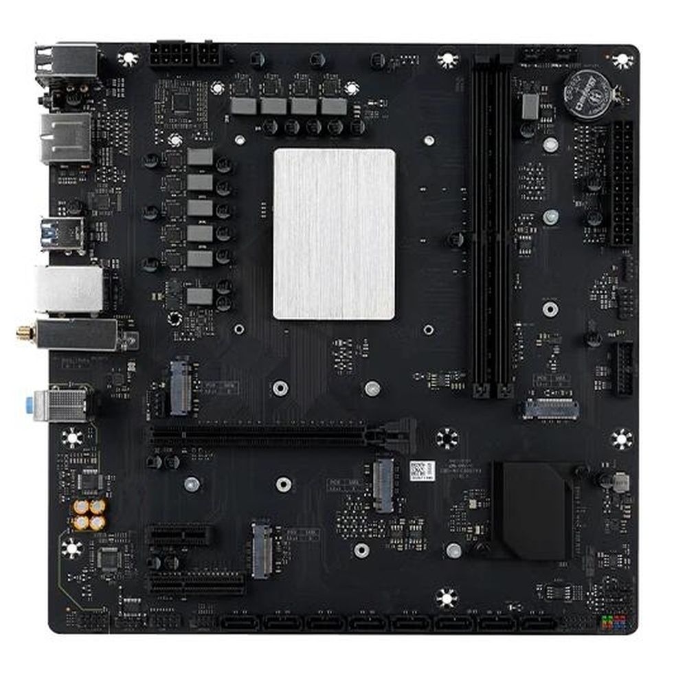 Материнская плата с ЦПУ Maxsun MS-MoDT 14450HX D4 WIFI 14450HX, SoC, 2*DDR4, 1*PCIEx16, 1*PCIEx4, 1*PCIEx1, 4*M.2, 6*USB3.2Gen1, 7*USB2.0, 8*SATA3.0, 1G, DP, HDMI, M-ATX, RTL