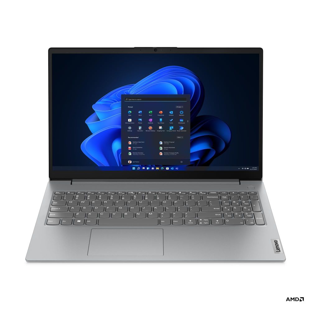 Ноутбук Lenovo V15 G4 AMN AMD Ryzen 5 7520U/16Gb (soldered D5)/SSD512Gb/UMA/15.6"/TN/FHD/1920x1080/60Hz/NoOS/RJ-45/Arctic Grey/1.63kg