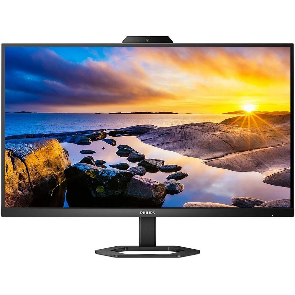 Монитор Bad Pack 27" PHILIPS 27E1N5600H  Black (2560x1440 75Гц IPS LED 16:9 4(1)ms HDMI DP USB-C 3.2 (65W) 4*USB3.3(BC) Mega Infinity DCR 1000:1 178/178 300cd Webcam 5 MP Hello HAS Pivot Tilt Swivel Speakers)