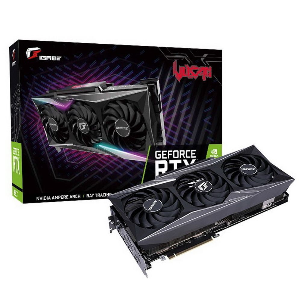 Видеокарта Colorful RTX3080Ti iGame Vulcan OC-V 12GB GDDR6X 384bit HDMI 3xDP RTL {5} (593997) Bad Pack