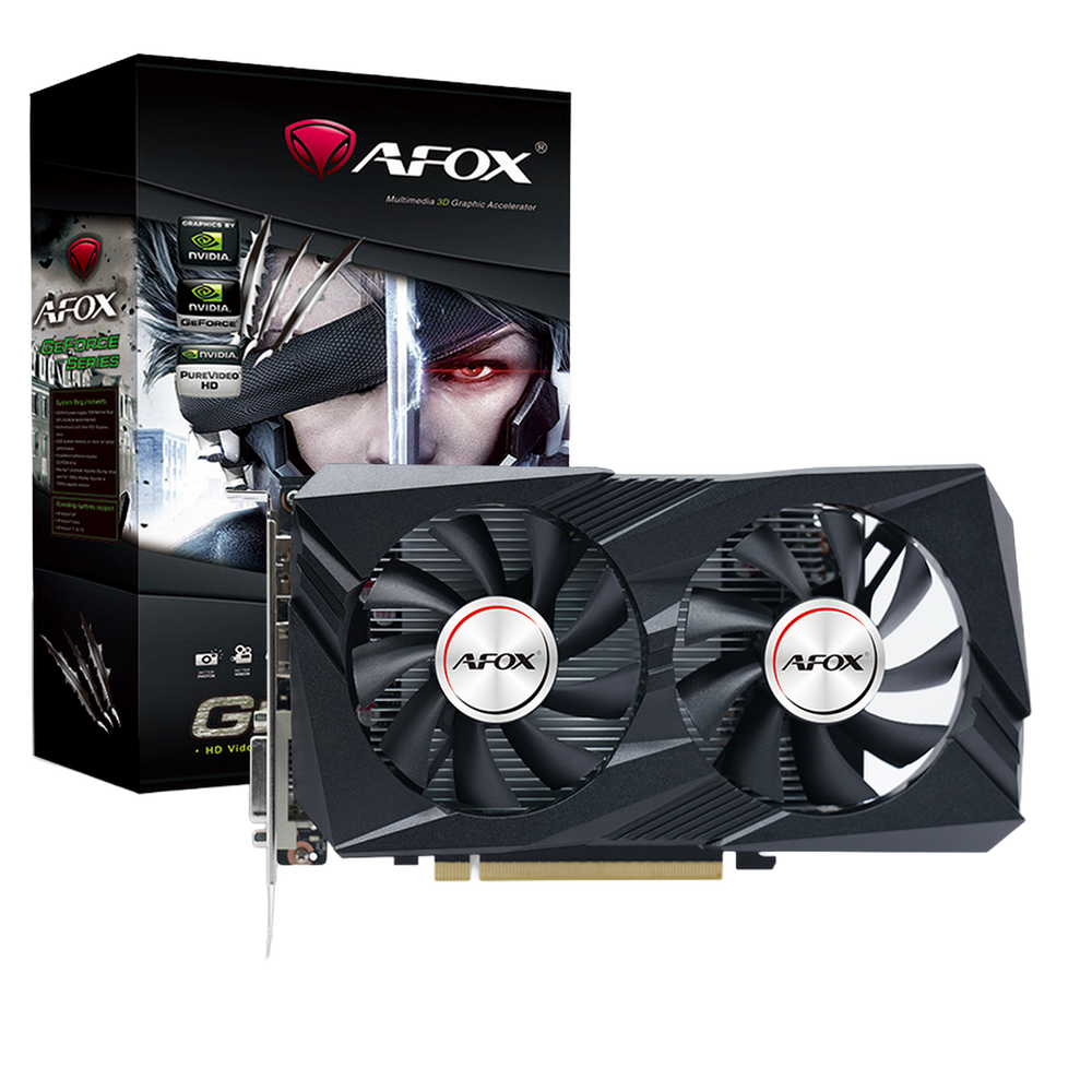 Видеокарта Afox RTX3050 6GB GDDR6 96bit DVI DP HDMI ATX 2FAN RTL