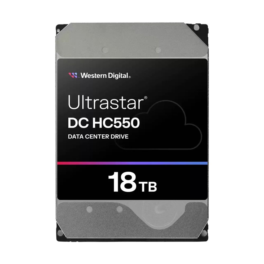 Жесткий диск серверный 3.5" 18TB WD Ultrastar DC HC550 (WUH721818ALE6L4) SATA 6Gb/s, 7200rpm, 512MB, 0F38467, 512e