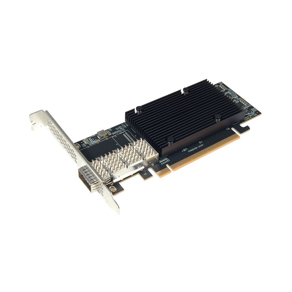 Сетевой адаптер STLab N-1210 1x200GbE, PCIe 4.0 x16, QSFP56, BCM575048 Ethernet Adapter
