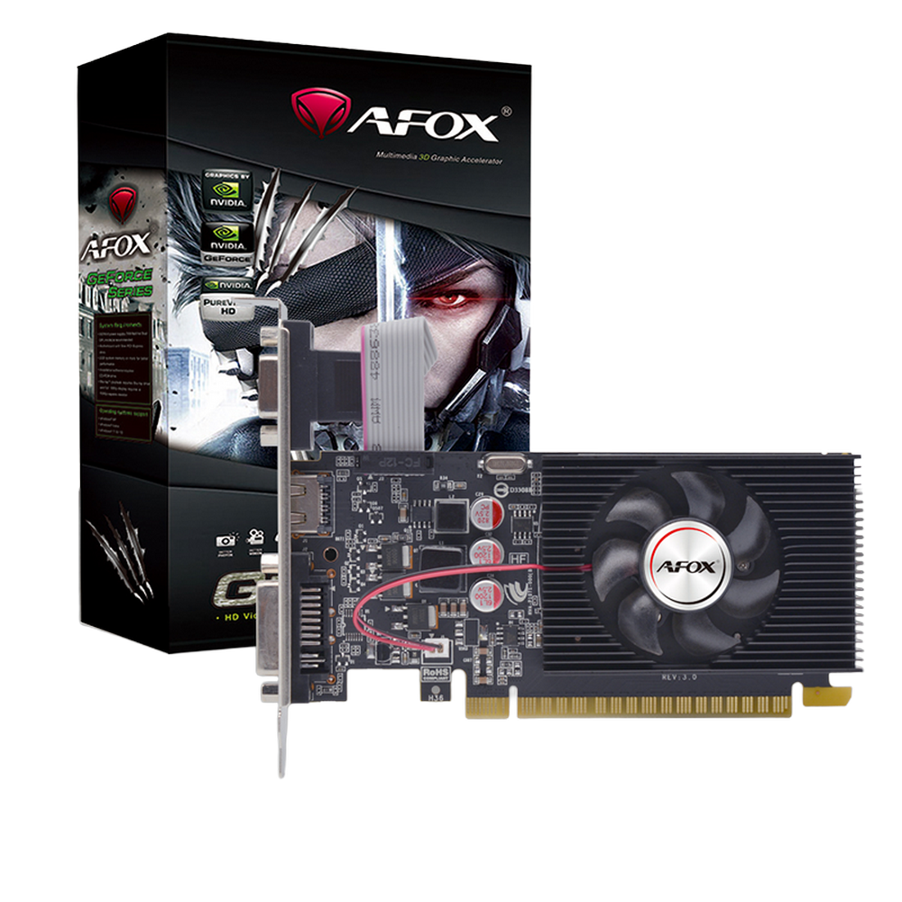 Видеокарта Afox GT420 2GB GDDR3 128bit VGA DVI HDMI 1FAN LP RTL