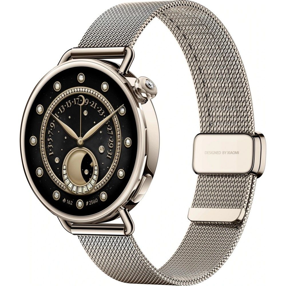 Смарт-часы Xiaomi Watch S4 41mm Milanese Strap (золото заката)