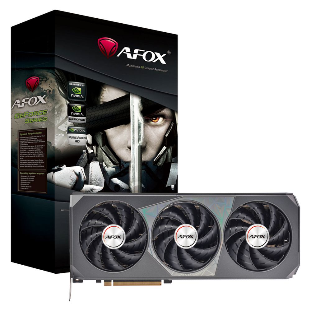 Видеокарта Afox RTX 4070 12GB GAMING 12GB GDDR6 192bit 3xDP HDMI 3FAN RTL