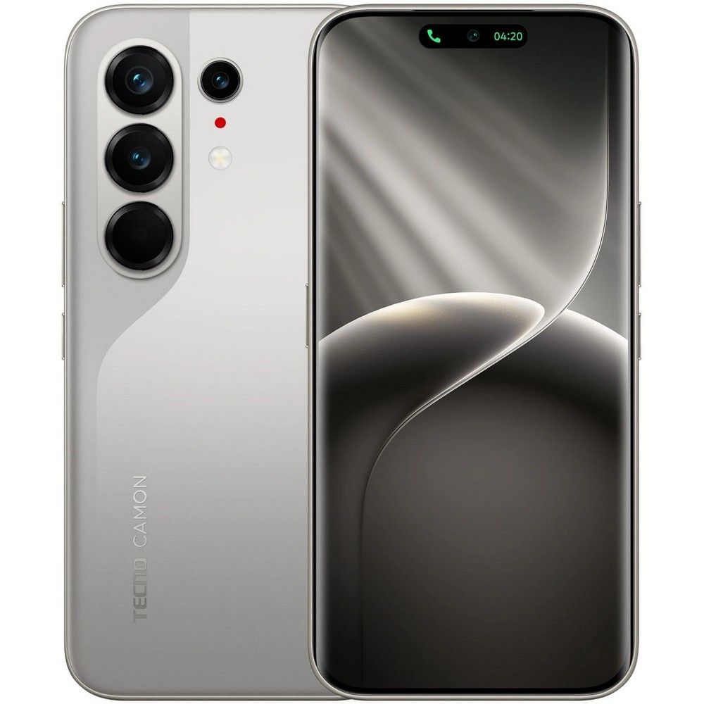 Смартфон Tecno Camon 50 Ultra 5G 8+256 GB, серебристый (CN7C 256+8, Nebula Titanium)