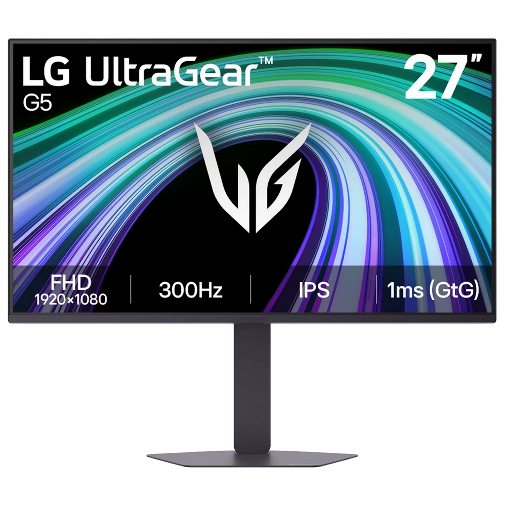 Монитор 27" LG 27G550B-B   IPS, 1920x1080, 300Hz, 1ms, 300сd/m, 1000:1, HDR10 | 2xHDMI(2.0), DP(1.4) | HAS, Pivot, Swivel, ExPSU, Vesa 100, Black