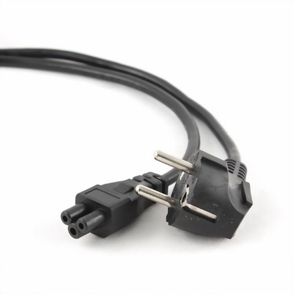 Кабель питания для ноутбуков Cablexpert PC-186-ML12 1.8м, Schuko- C5, 10А, пакет 02385 PC-186-ML12 Cablexpert C5 S22 3 х 0.75 {100} (001927) (031936)