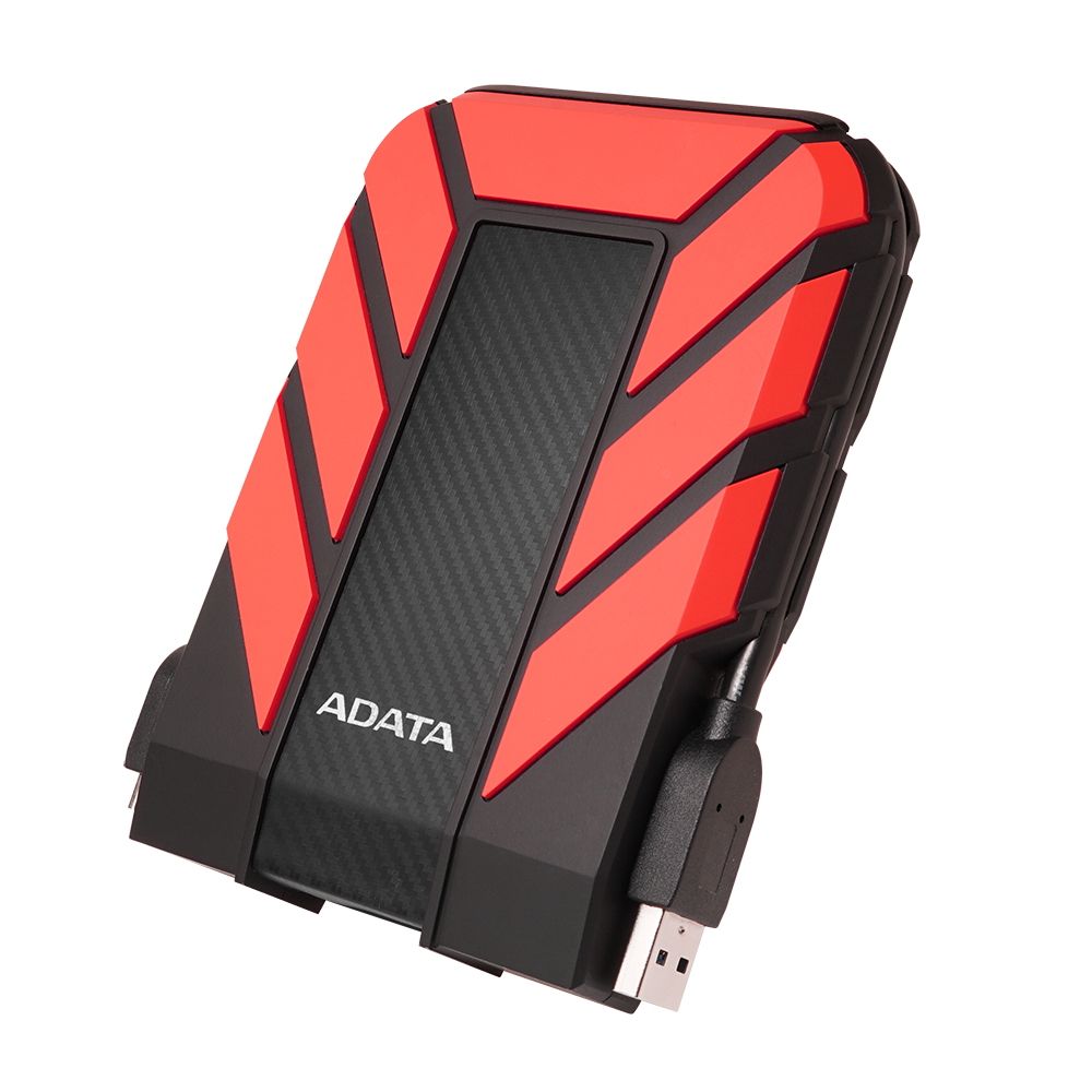 Жесткий диск внешний ADATA HD710 Pro AHD710P-2TU31-CRD 2TB 2.5" USB 3.1, IP68, Shock Sensor, Red, Retail