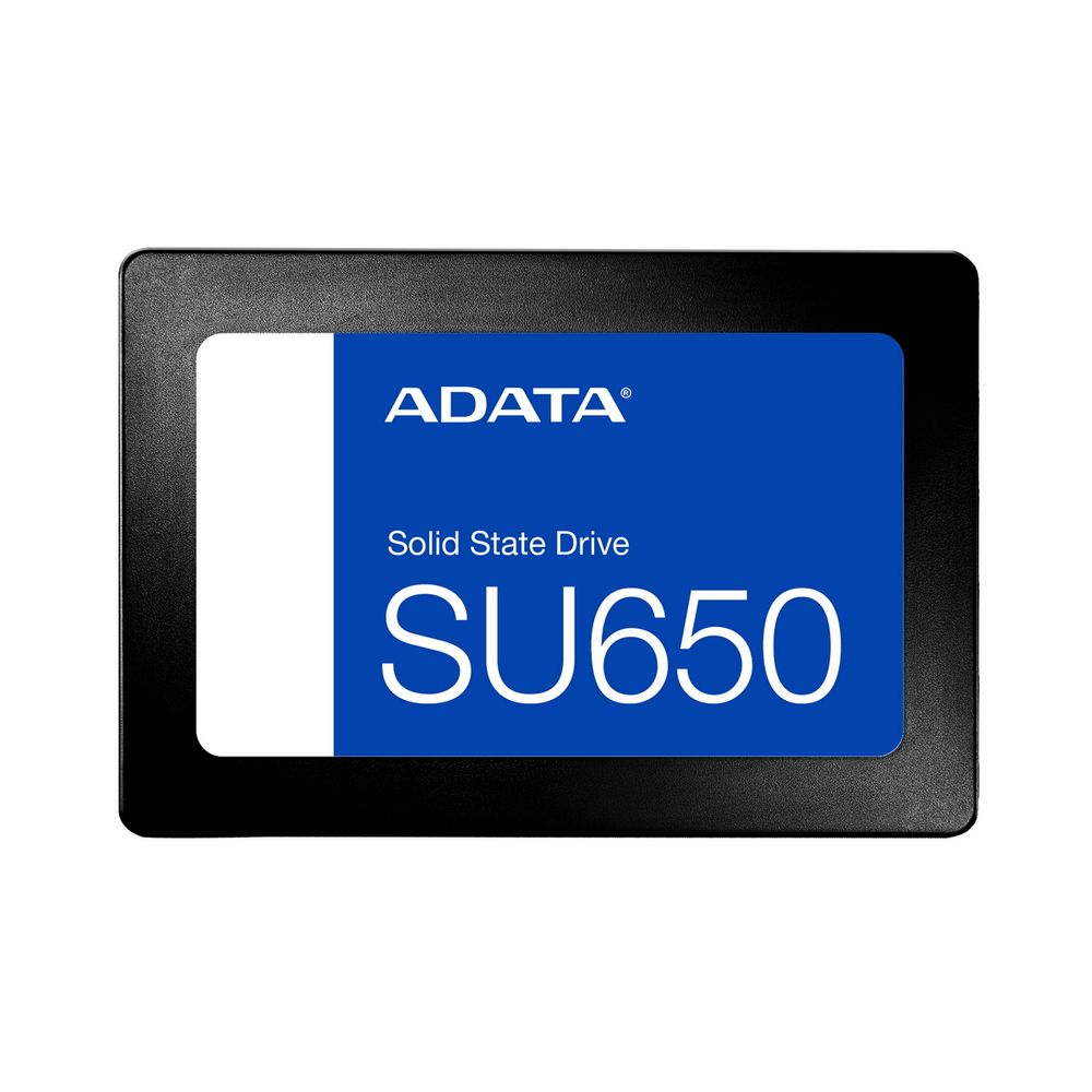 Твердотельный накопитель SSD ADATA SU650 ASU650SS-480GT-R 480GB 2.5" Client SATA 6Gb/s, 520/450, IOPS 40/75K, MTBF 2M, 3D TLC, DRAM less, 280TBW, 0,53DWPD, RTL (461179)