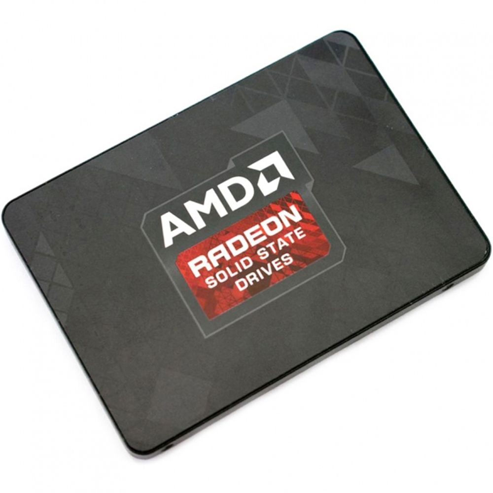 Твердотельный накопитель SSD AMD Radeon R5 R5SL480G 480GB 2.5"  Client SATA 6Gb/s, 565/527, IOPS 84/66K, MTBF 2M, 3D TLC, 240TBW, RTL (181241)