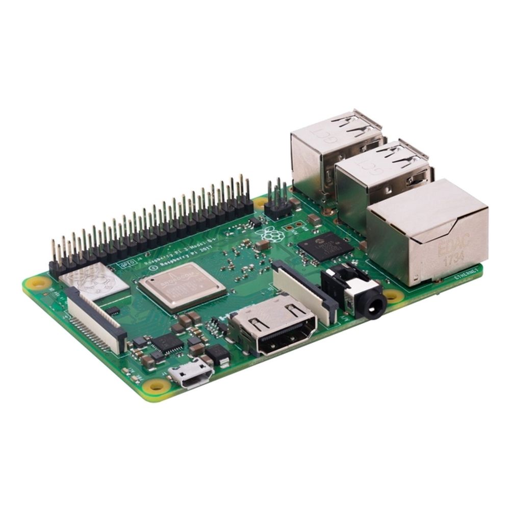Одноплатный компьютер Raspberry Pi Raspberry Pi 3 Model B+ (RA433, E14 Version) Retail, 1GB RAM, Cortex-A53 (ARMv8) 64-bit SoC @ 1.4GHz Broadcom BCM2837B0 CPU, WiFi, Bluetooth, 40-pin extended GPIO, 4x USB 2.0, HDMI, USB-microB Power разъем (RASP1925) (137-3331) RTL {96}, (640259)(442174