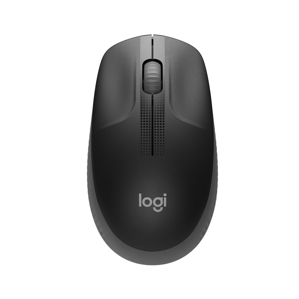 Мышь беспроводная Logitech M190 Charcoal |910-005905| черная, оптическая, 1000dpi, 2.4GHz, USB-ресивер (091825)