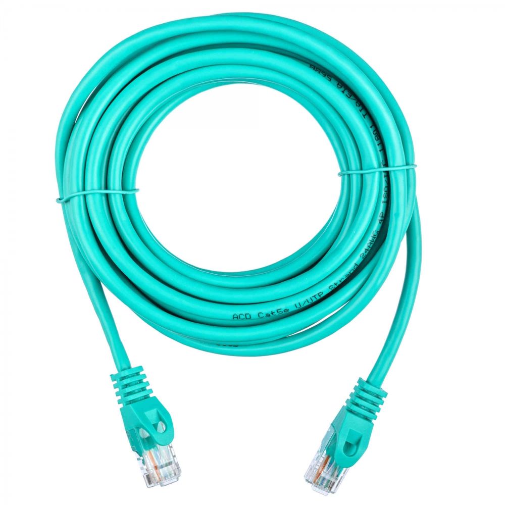 Патч-корд ACD-LPU5E-50G Cat5e UTP 24AWG 4Pair, 7/0.18мм CCA Зеленый, 5.0м, (741616)