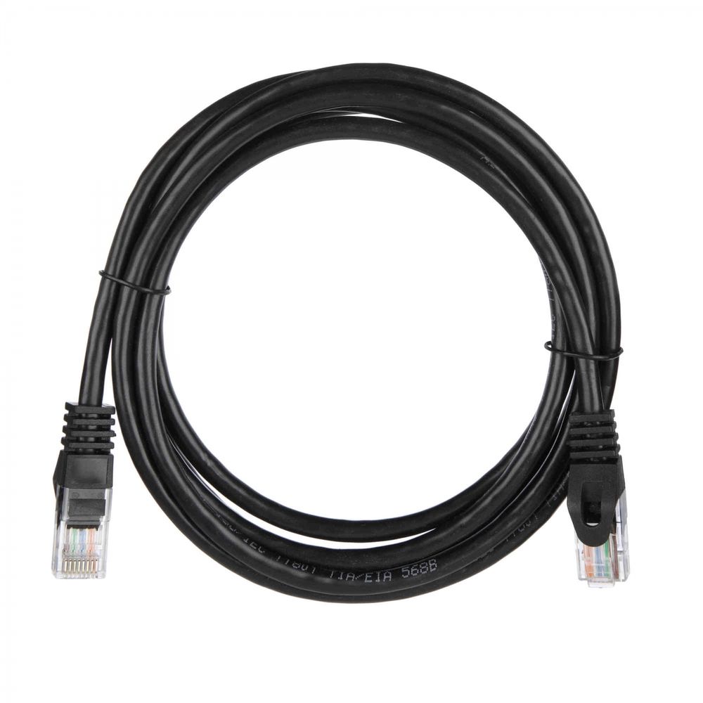 Патч-корд  |ACD-LPU5C-20B| Cat5e UTP 24AWG 4Pair, 7/0.18мм CU Черный, 2.0м, (741777)