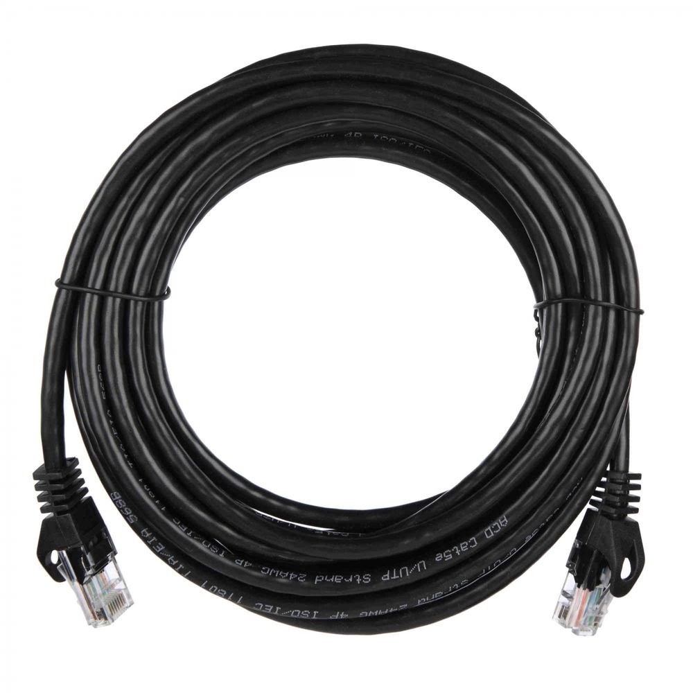 Патч-корд  |ACD-LPU5C-50B| Cat5e UTP 24AWG 4Pair, 7/0.18мм CU Черный, 5.0м (741814)
