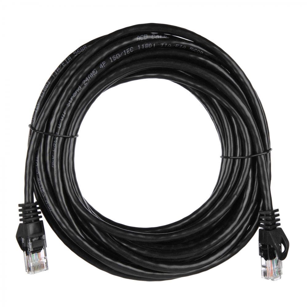 Патч-корд B |ACD-LPU5C-75B| Cat5e UTP 24AWG 4Pair, 7/0.18мм CU Черный, 7.5м (741821)