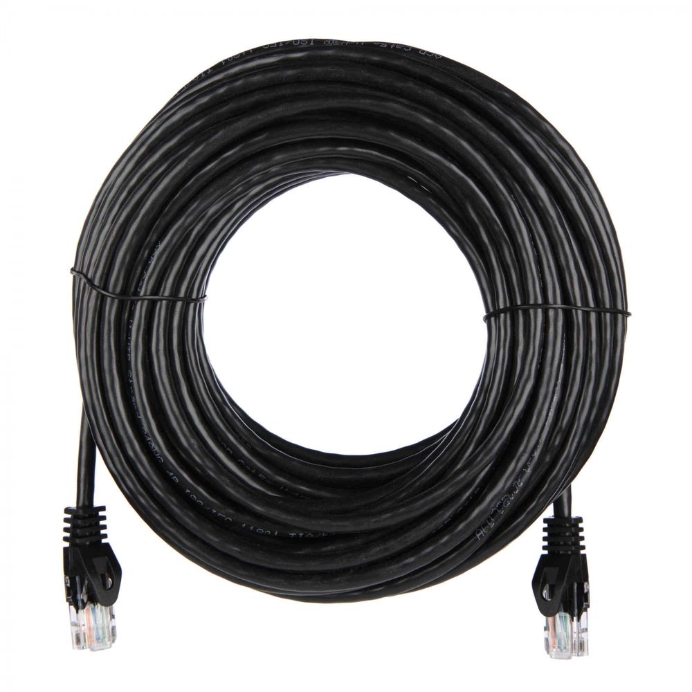 Патч-корд  |ACD-LPU5C-15M| Cat5e UTP 24AWG 4Pair, 7/0.18мм CU Черный, 15м, (741845)
