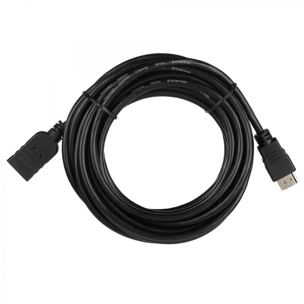 Кабель ACD-DHHF1-50B |ACD-DHHF1-50B| HDMI 1.4, Golden Plated,19m/19f, HDMI extension, Черный, 5м |ACD-DHHF1-50B| (74229)