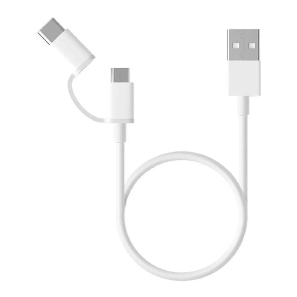 Кабель Xiaomi Mi 2-in-1 USB Cable Micro-USB to Type C  30см SJX02ZM (SJV4083TY)