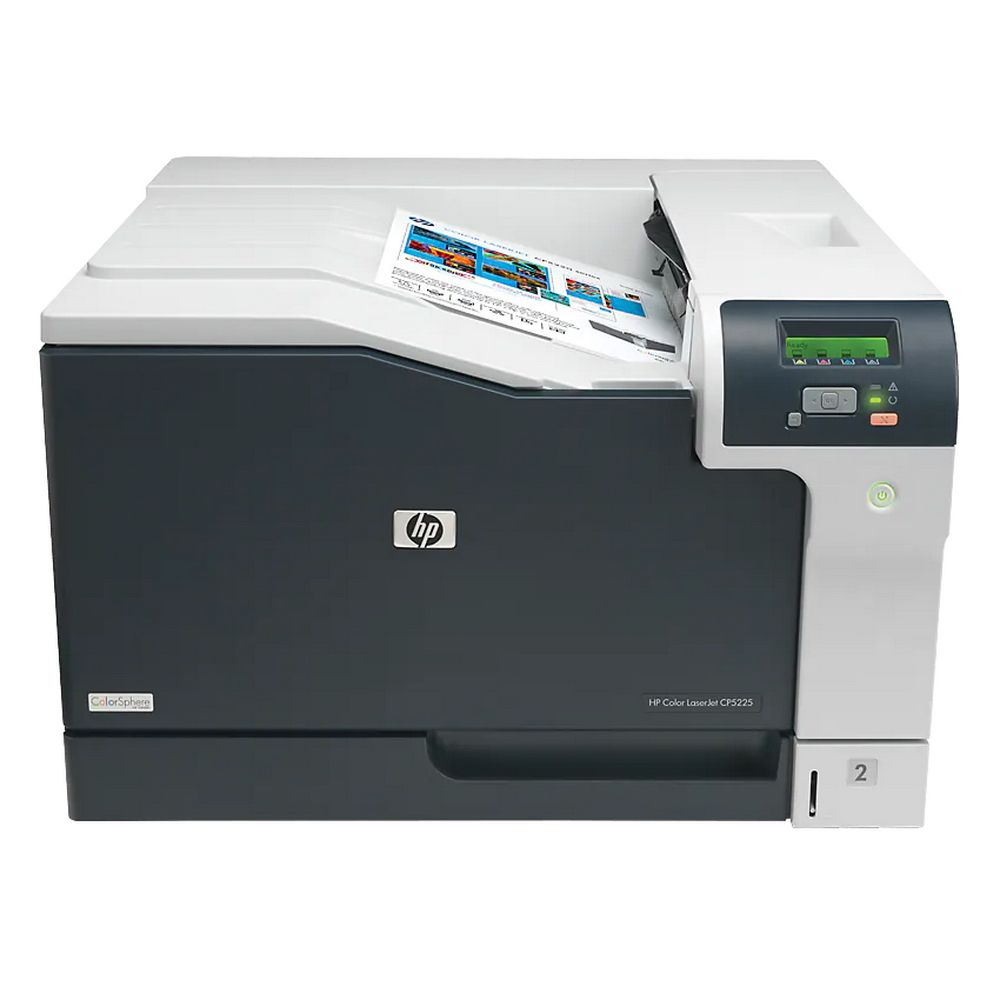 Принтер HP  Color LaserJet Pro CP5225N A3, лазерный, цветной, 20стр/мин, 600dpi, 540МГц, 192Мб, 350+100, USB/Ethernet, (CE711A)(971412)