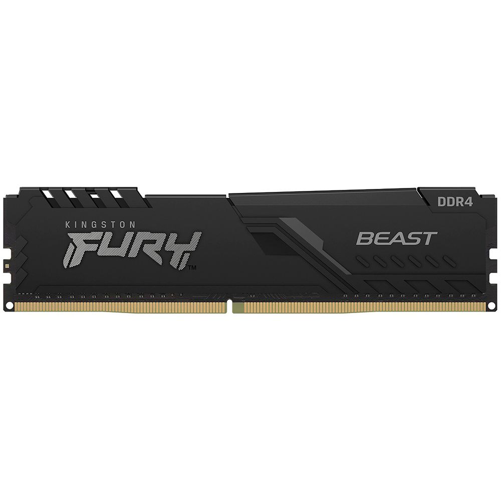 Модуль памяти Kingston FURY Beast Black Gaming Memory KF432C16BB/8 8GB DDR4 3200 DIMM Non-ECC, CL16, 1.35V, 1Gx8, RTL {25} (319910)
