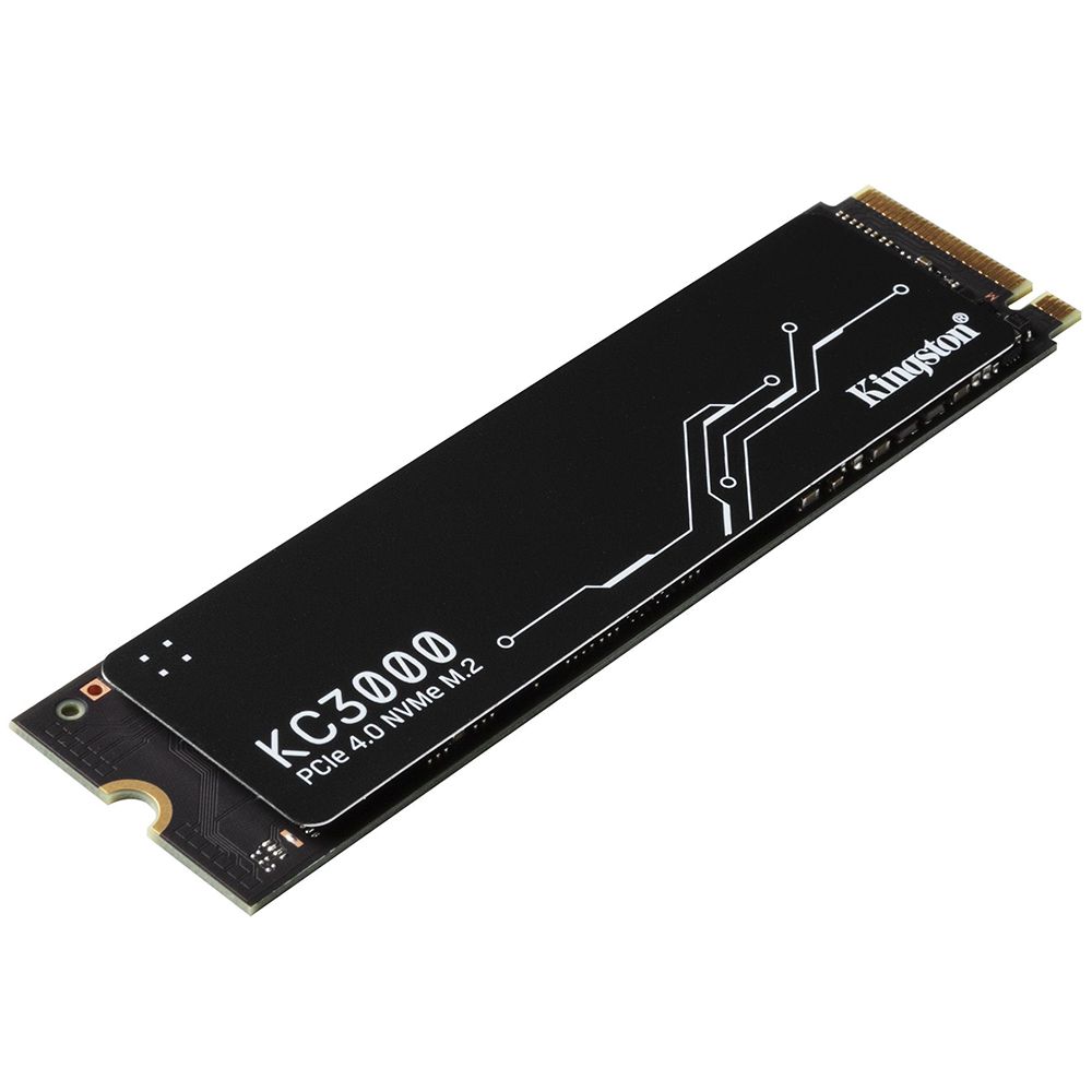 Твердотельный накопитель SSD Kingston KC3000 M.2 2280 SKC3000D/2048G 2048GB Client SSD PCIe 4.0 NVMe, 7000/7000, IOPS 1000/1000K, MTBF 1.8M, 3D TLC, 1600TBW, 0.71DWPD, with Heat Spreader (5 лет), RTL (324242) {10}