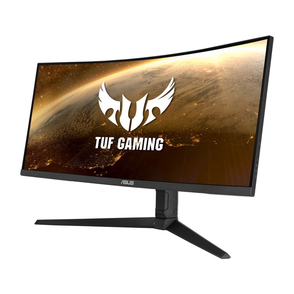 Монитор 34" ASUS VG34VQL1B Curved VA, 3440x1440, 165Hz, 1ms, 550сd/m, 4000:1, HDR10 | 2xHDMI(2.0), 2xDP(1.4), 4xUSB3.2 | HAS, Swivel, InPSU, Speakers, Vesa 100, Black