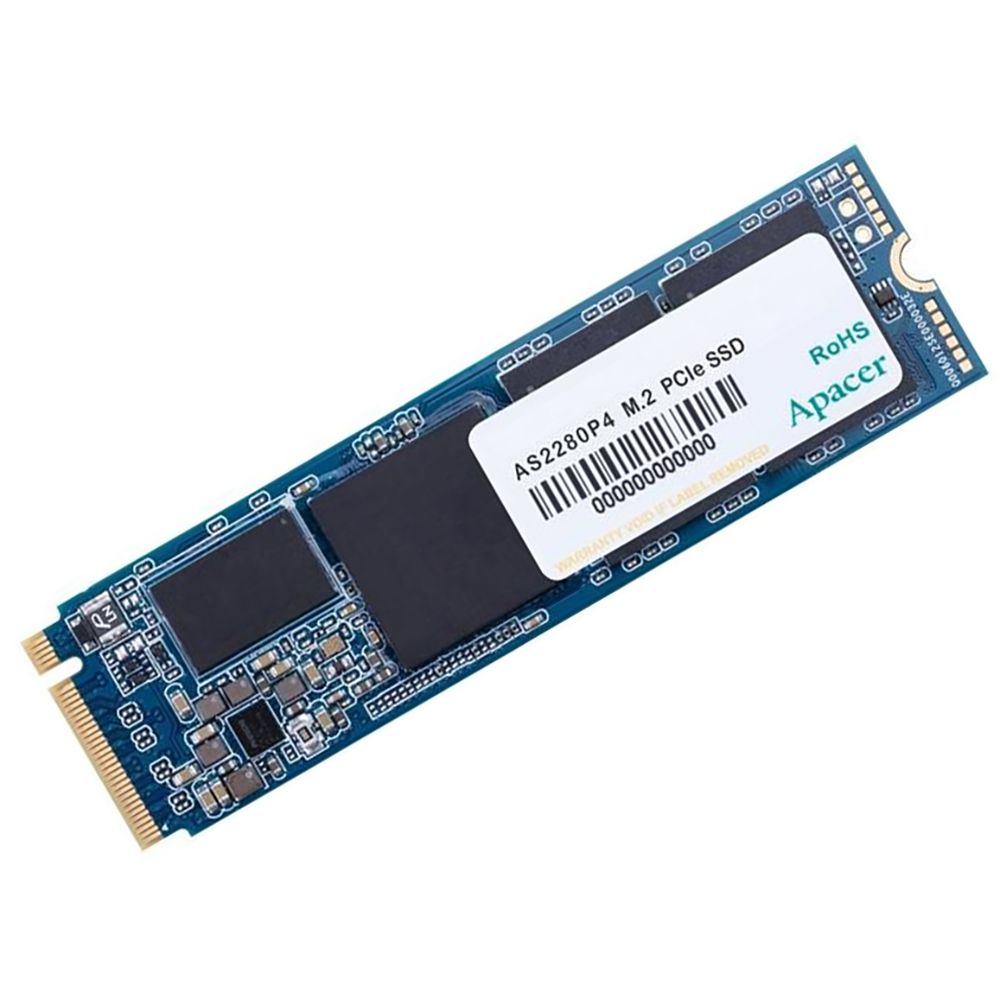 Твердотельный накопитель SSD Apacer AS2280P4U PRO 1TB M.2 2280 AP1TBAS2280P4UPRO-1 Client PCIe Gen3x4 with NVMe, 3500/3000, IOPS 670/670K, MTBF 1.8M, 3D NAND, DRAM-lessMB, 760TBW, 0,42DWPD, Heat Sink, RTL (919328)