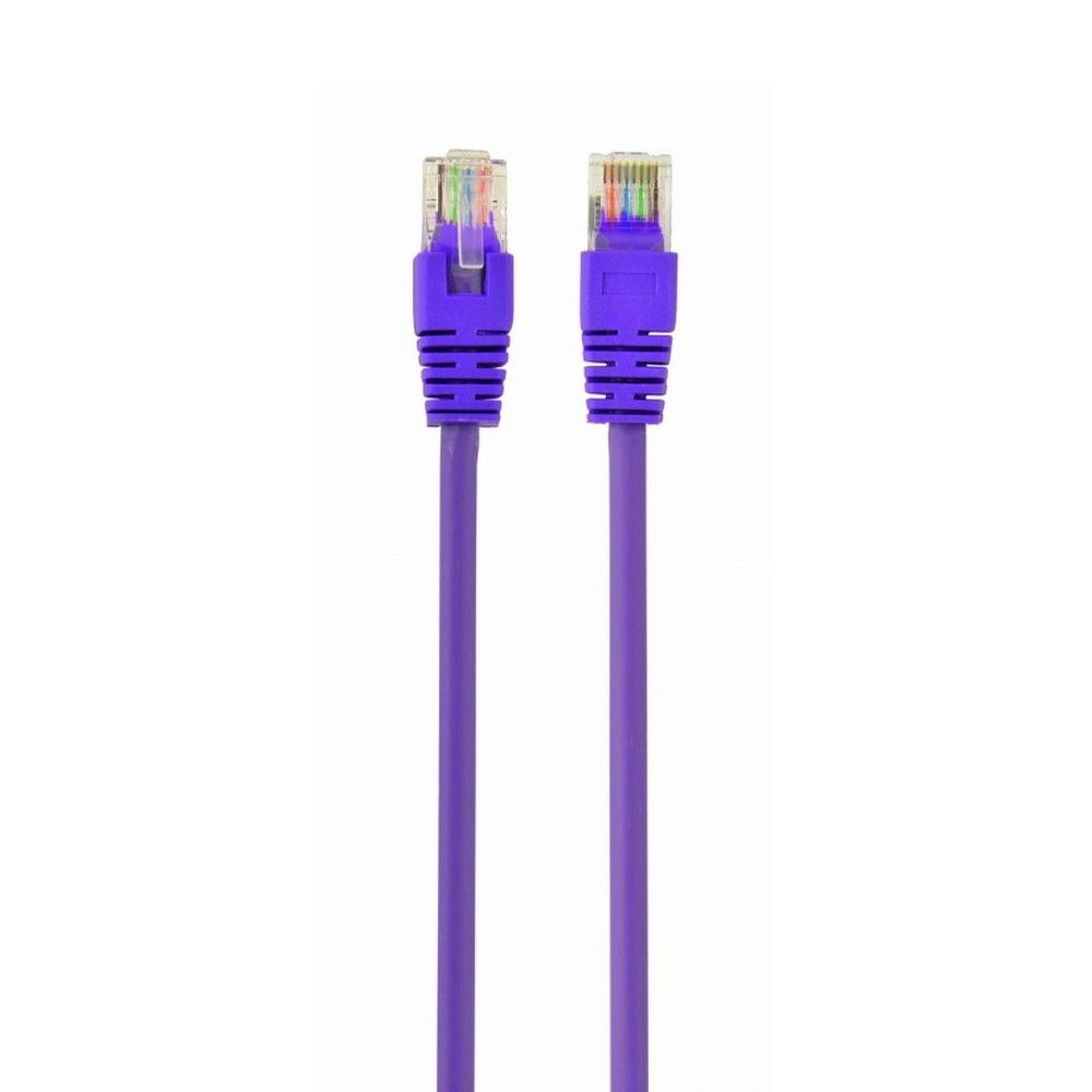 Кабель Cablexpert Патч-корд UTP  PP12-0.5M/V кат.5e, 0.5м, литой, многожильный (фиолетовый)
