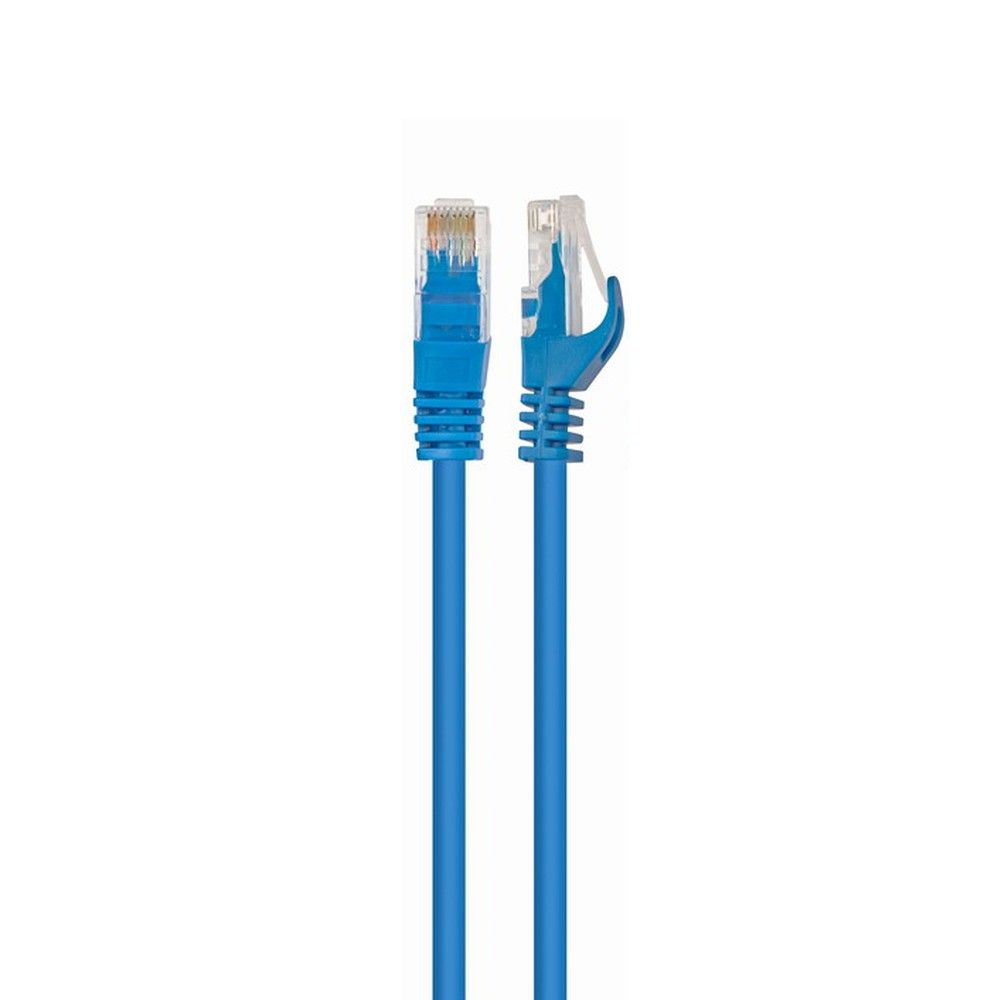 Патч-корд UTP Cablexpert PP6U-0.5M/B кат.6, 0.5м, литой, многожильный (синий)