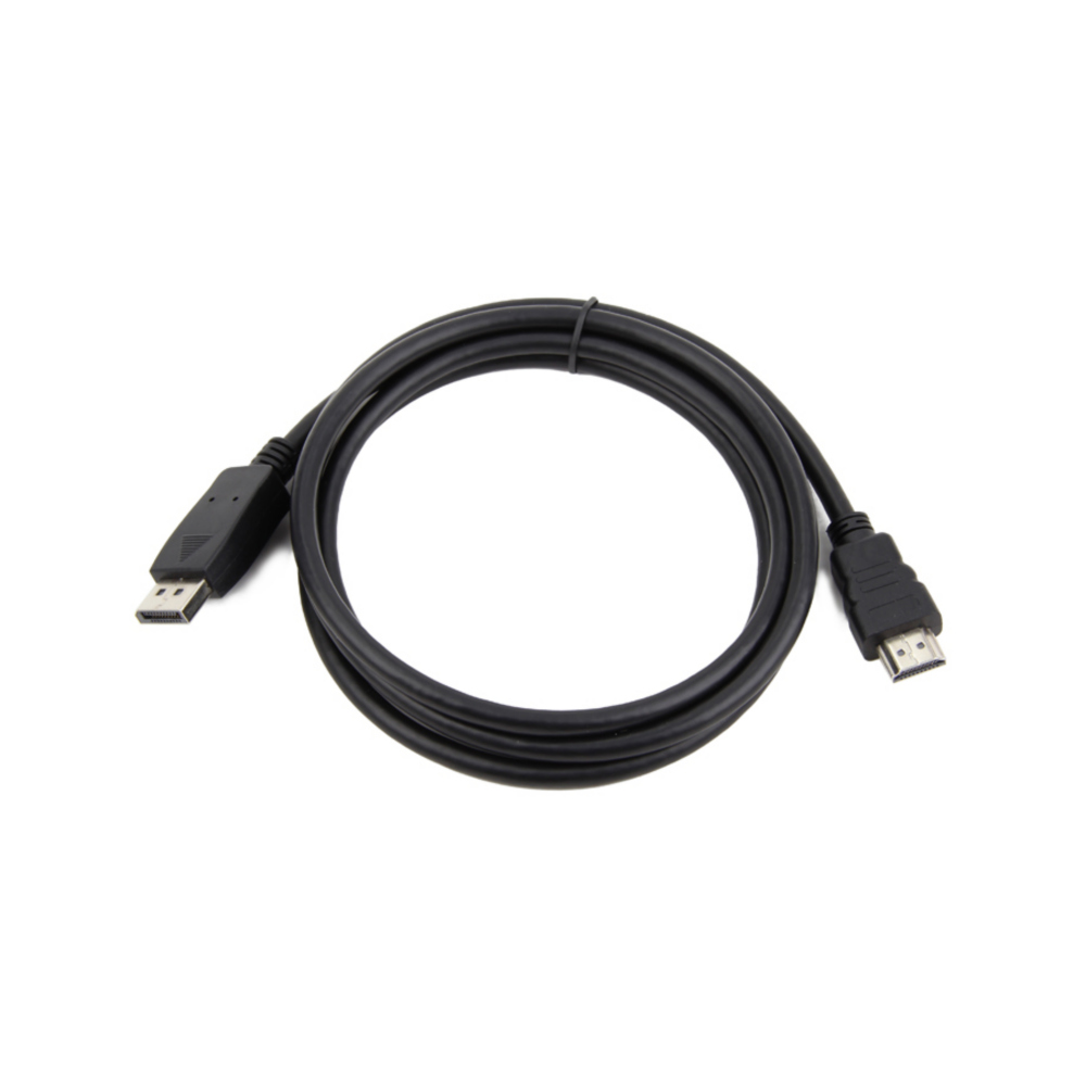 Кабель DisplayPort-HDMI GEMBIRD/CABLEXPERT CC-DP-HDMI-3M черный (3м, 20M/19M, экран, пакет) (CC-DP-HDMI-3M)