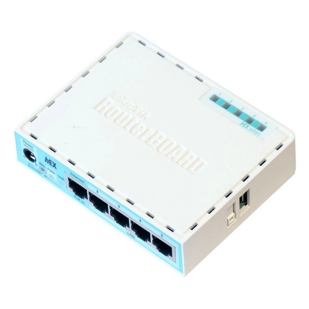 Маршрутизатор MIKROTIK hEX (1x1000Mbs WAN, 4x1000Mbs LAN) (RB750Gr3)