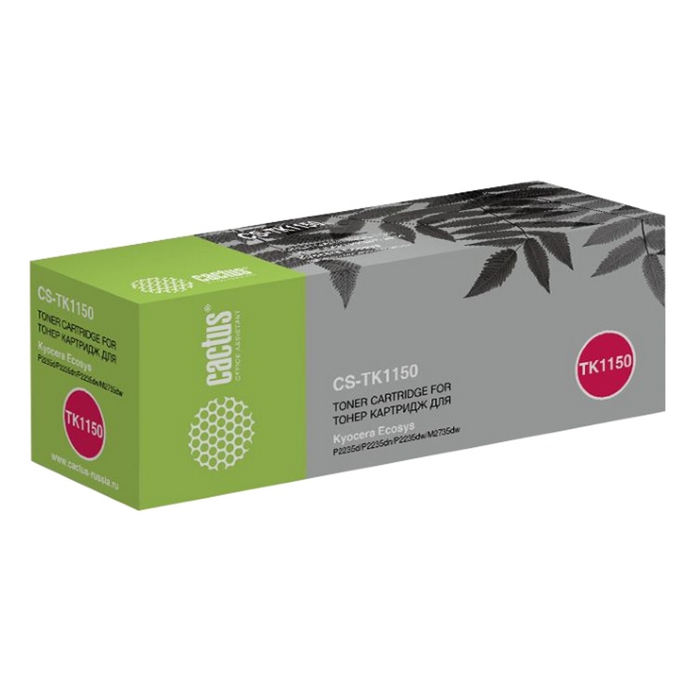 Картридж лазерный CACTUS CS-TK1150 черный ((3000стр.) для Kyocera Ecosys P2235d/P2235dn/P2235dw/M2735dw) (CS-TK1150)