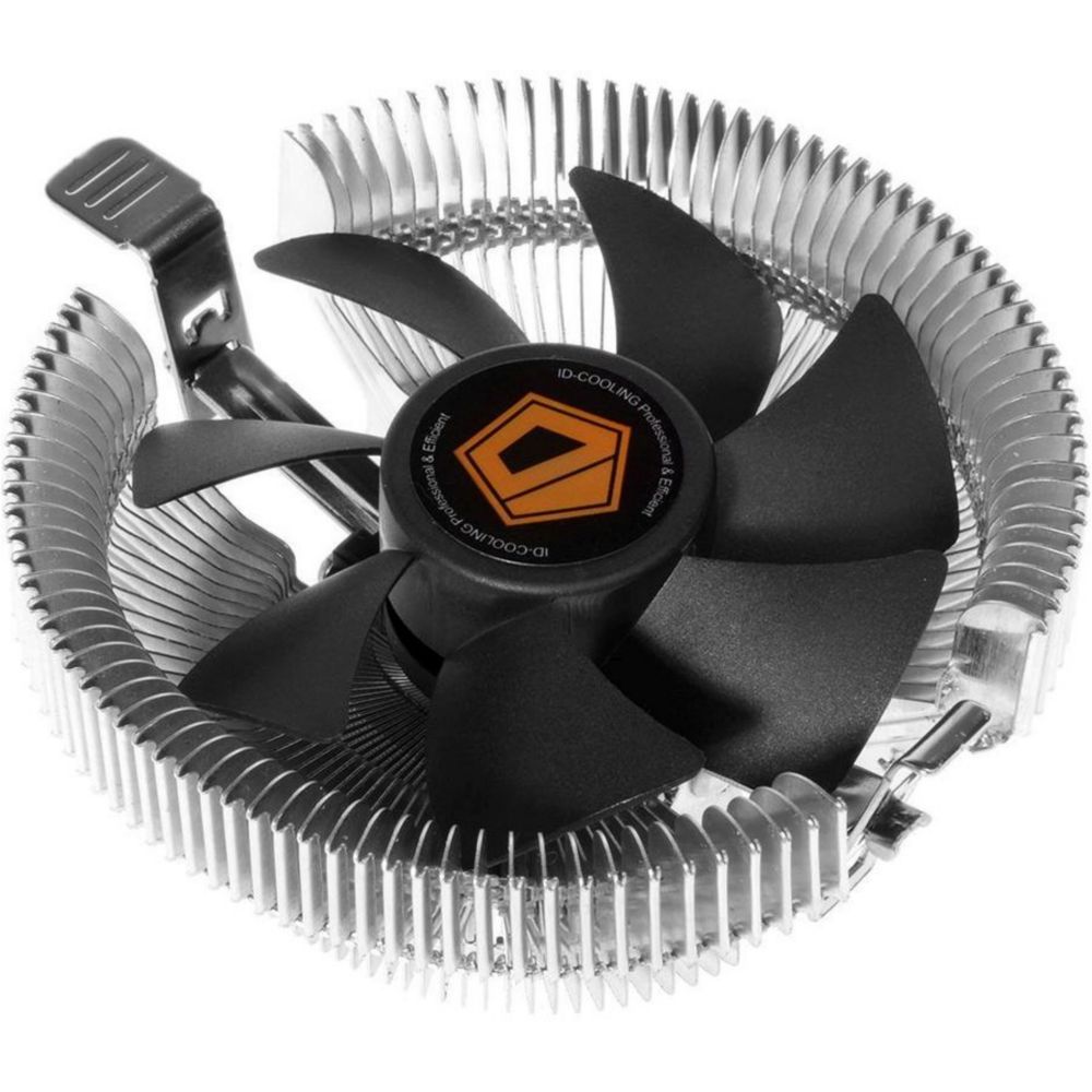 Вентилятор для процессора ID-COOLING DK-01T (Soc-AM2/AM2+/AM3/AM3+/FM1/FM2/FM2+/115X/1200/775, Al, 2200rpm, 23.8 dB, 90mm, 3 pin, 95Wt) (DK-01T)