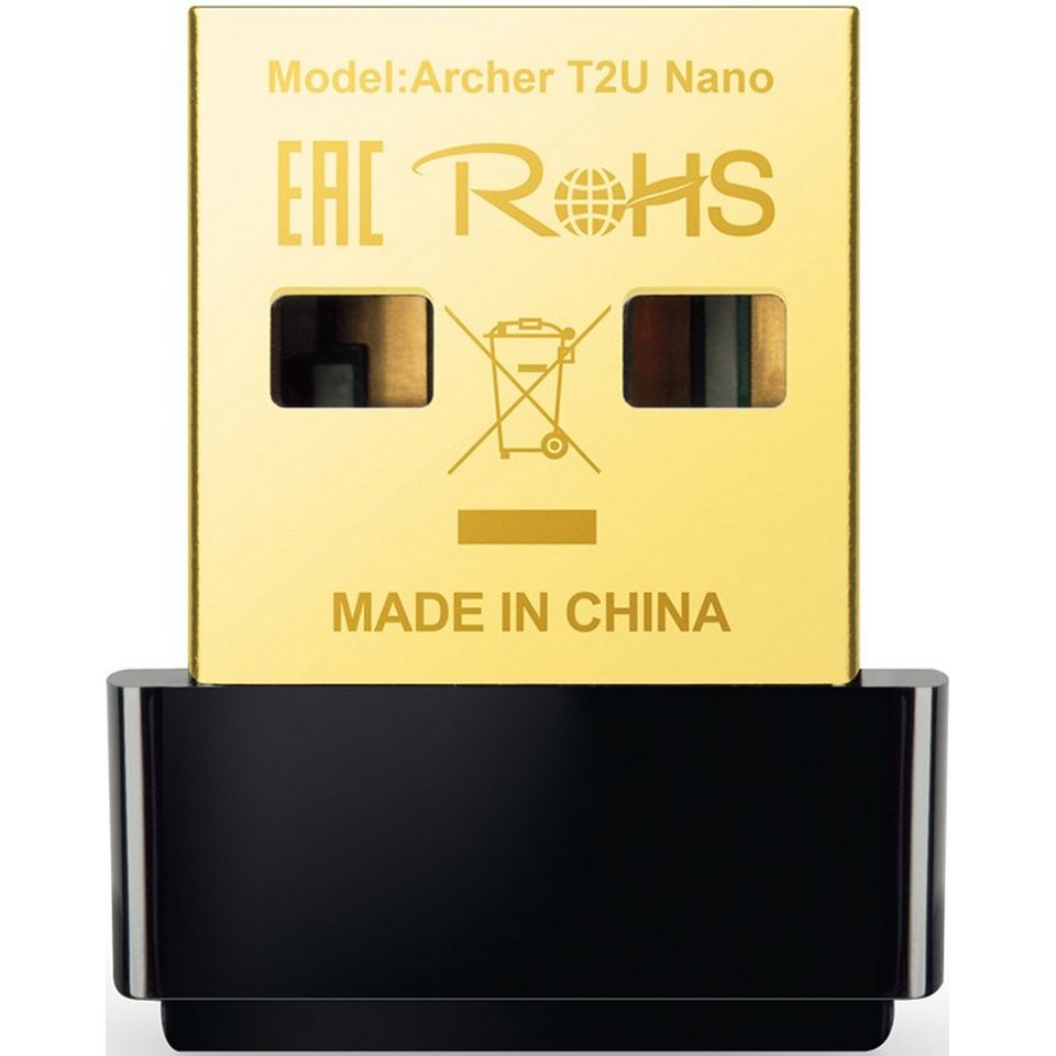 Адаптер Wi-Fi TP-LINK Archer T2U Nano (AC600, 802.11a/b/g/n/ac, 2.4/5ГГц, USB 2.0) (Archer T2U Nano)