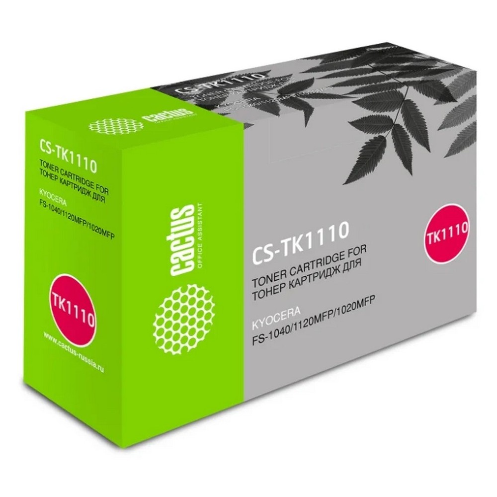 Картридж лазерный CACTUS CS-TK1110 черный ((2500стр.) для Kyocera FS 1020MFP/1040/1120MFPP) (CS-TK1110)