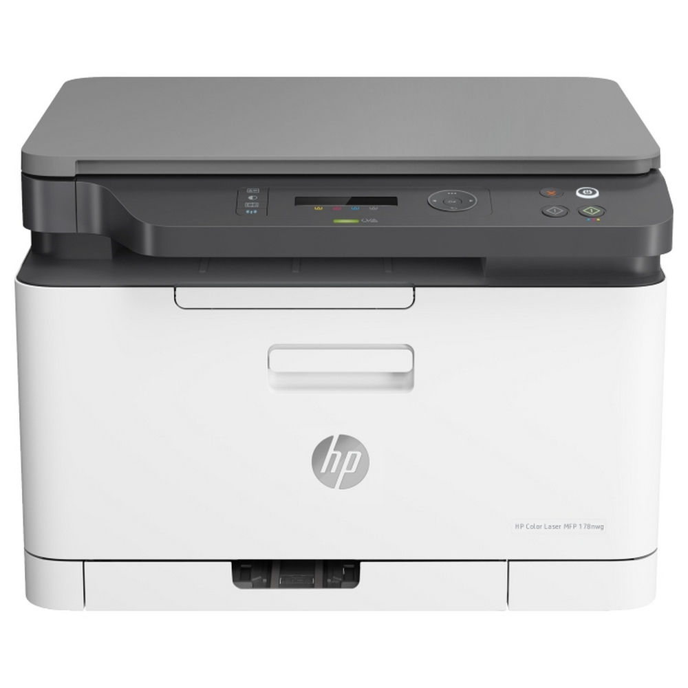 МФУ лазерный HP Color Laser 178nw (цветной, A4, принтер/сканер/копир, 600dpi, 18(4)ppm, WiFi, Lan, USB) (4ZB96A)