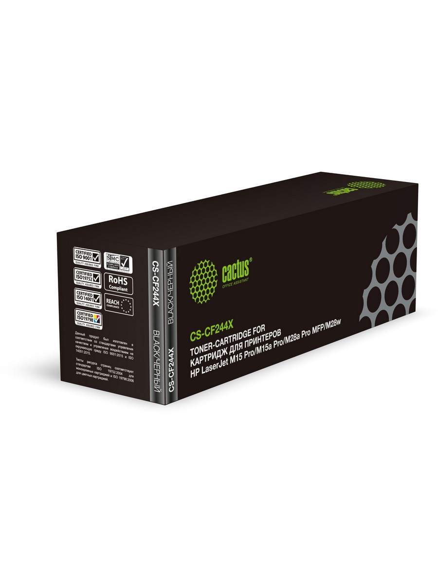 Картридж лазерный CACTUS CS-CF244X черный ((2000стр.) для HP LJ M15 Pro/M15a Pro/M28a Pro MFP) (CS-CF244X)