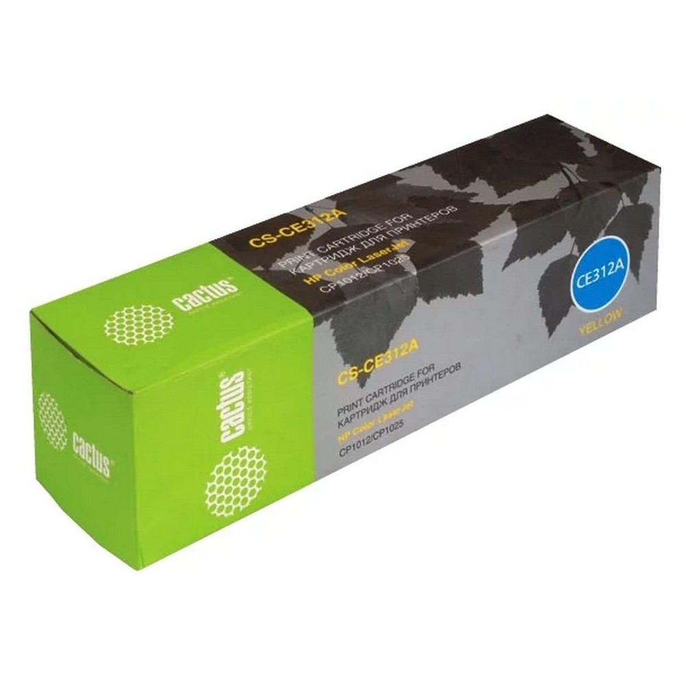Картридж лазерный CACTUS CS-CE312A yellow ((1000стр.) для HP LJ CP1012Pro/CP1025) (CS-CE312A)