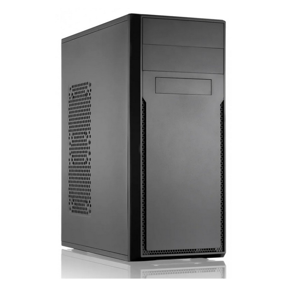 Корпус FOXLINE MidiTower FL-302 450W черный (ATX, 450W, 2хUSB2.0, no fan) (FL-302-FZ450)